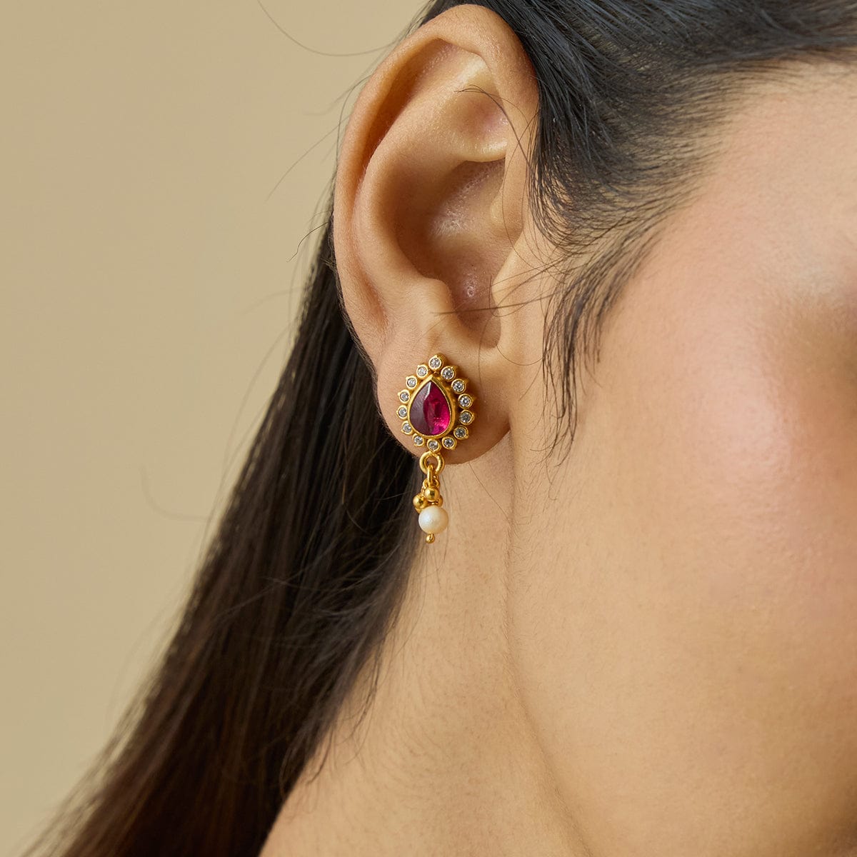 Temple Earring Silver Temple Earring 181800