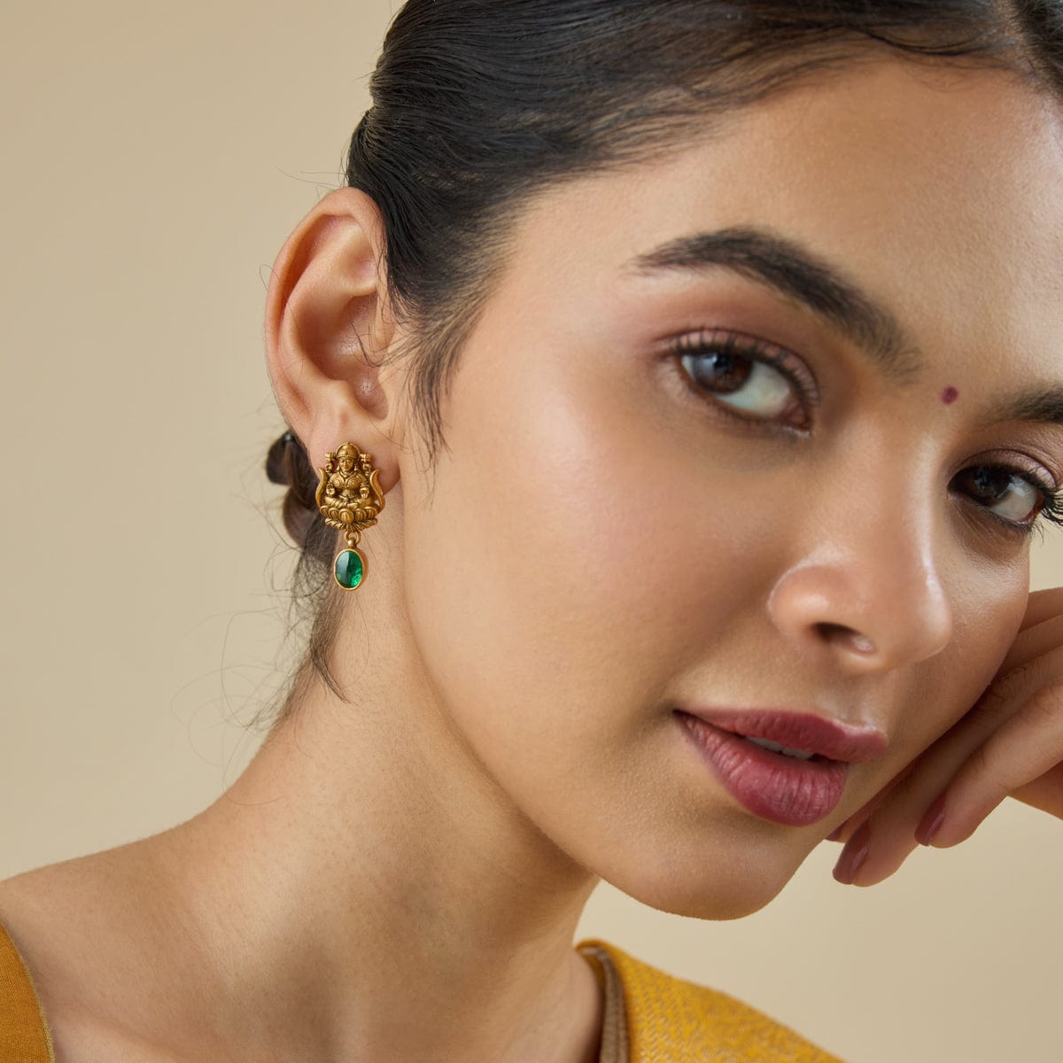 Temple Earring Silver Temple Earring 181805