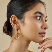 Temple Earring Silver Temple Earring 181809