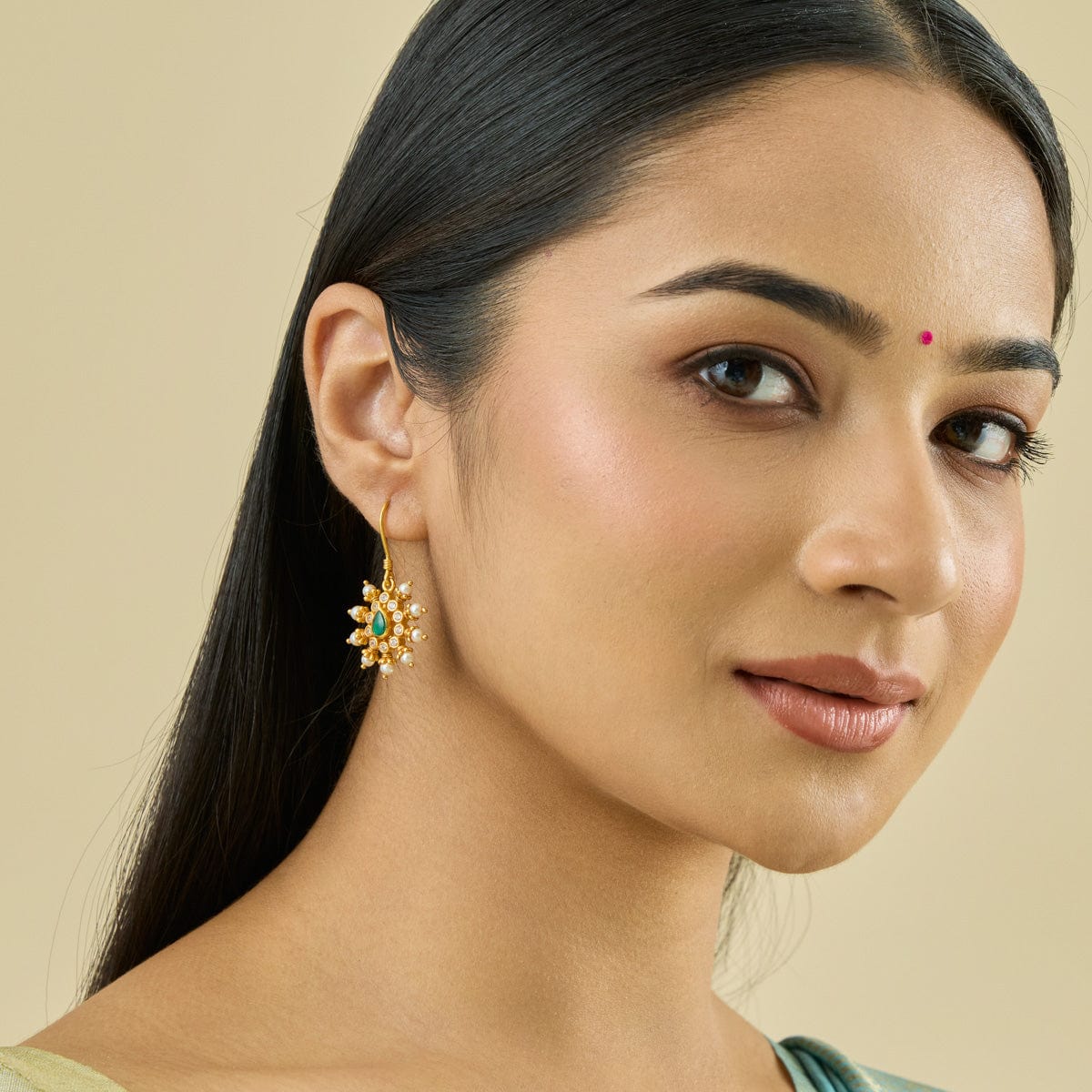 Temple Earring Silver Temple Earring 182391