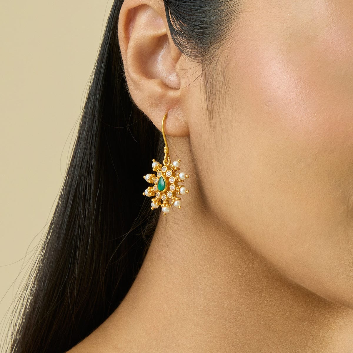 Temple Earring Silver Temple Earring 182391