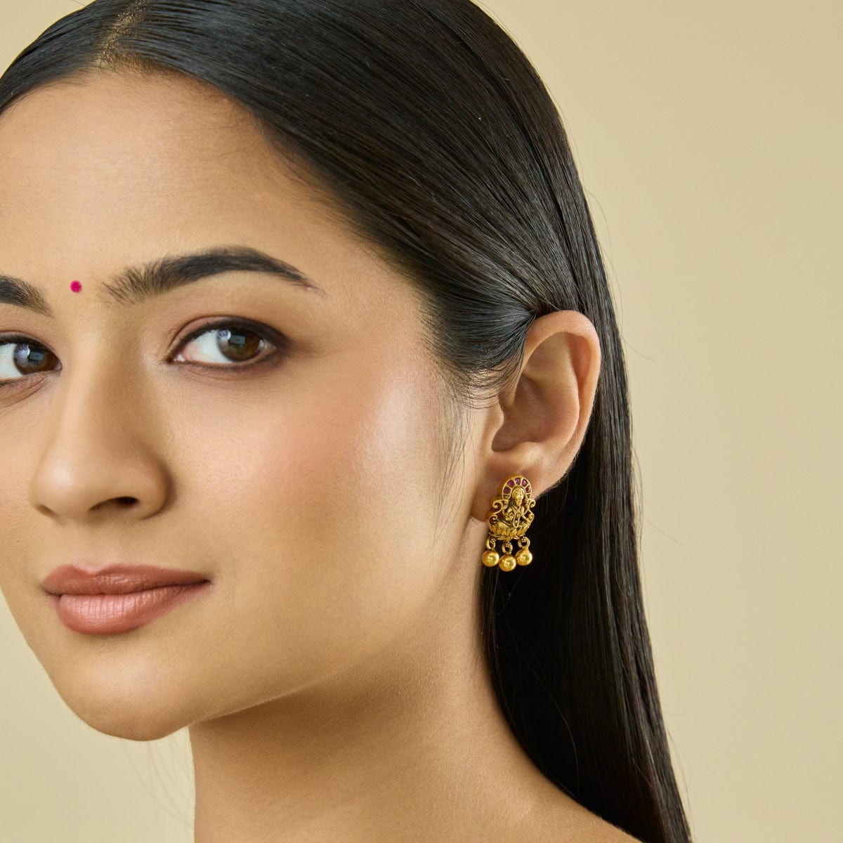 Temple Earring Silver Temple Earring 182395