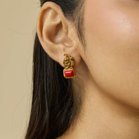 Temple Earring Silver Temple Earring 182396