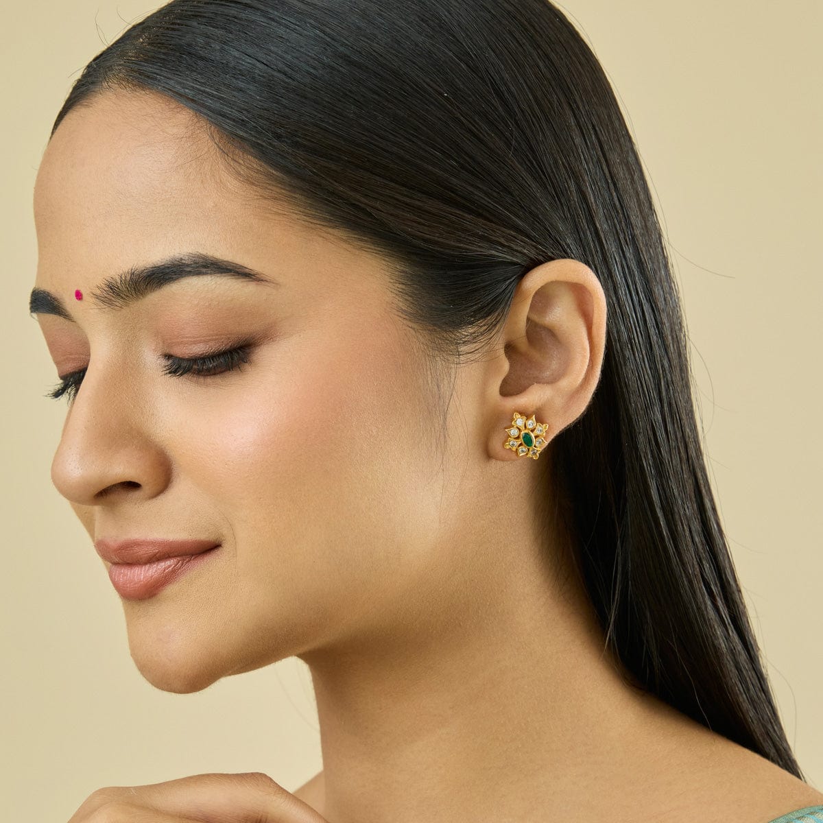 Temple Earring Silver Temple Earring 182399