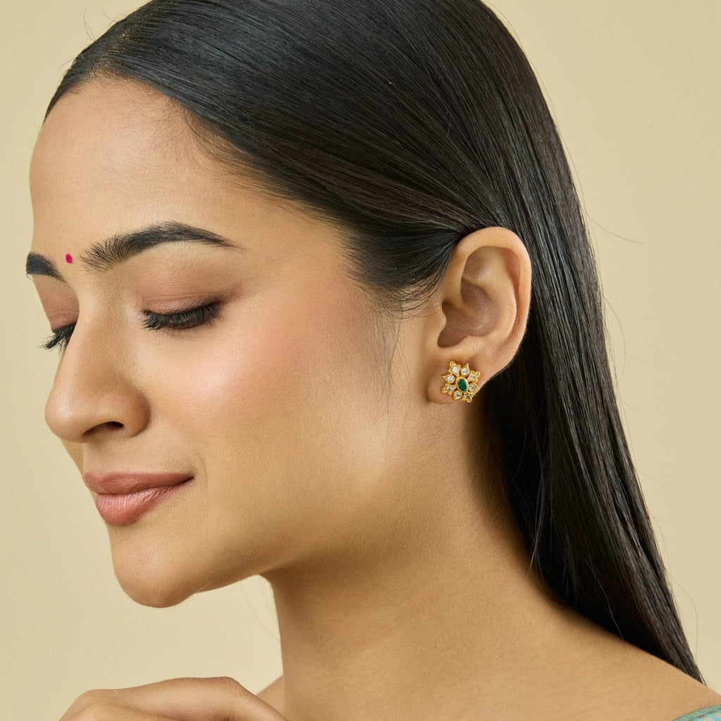 Temple Earring Silver Temple Earring 182399