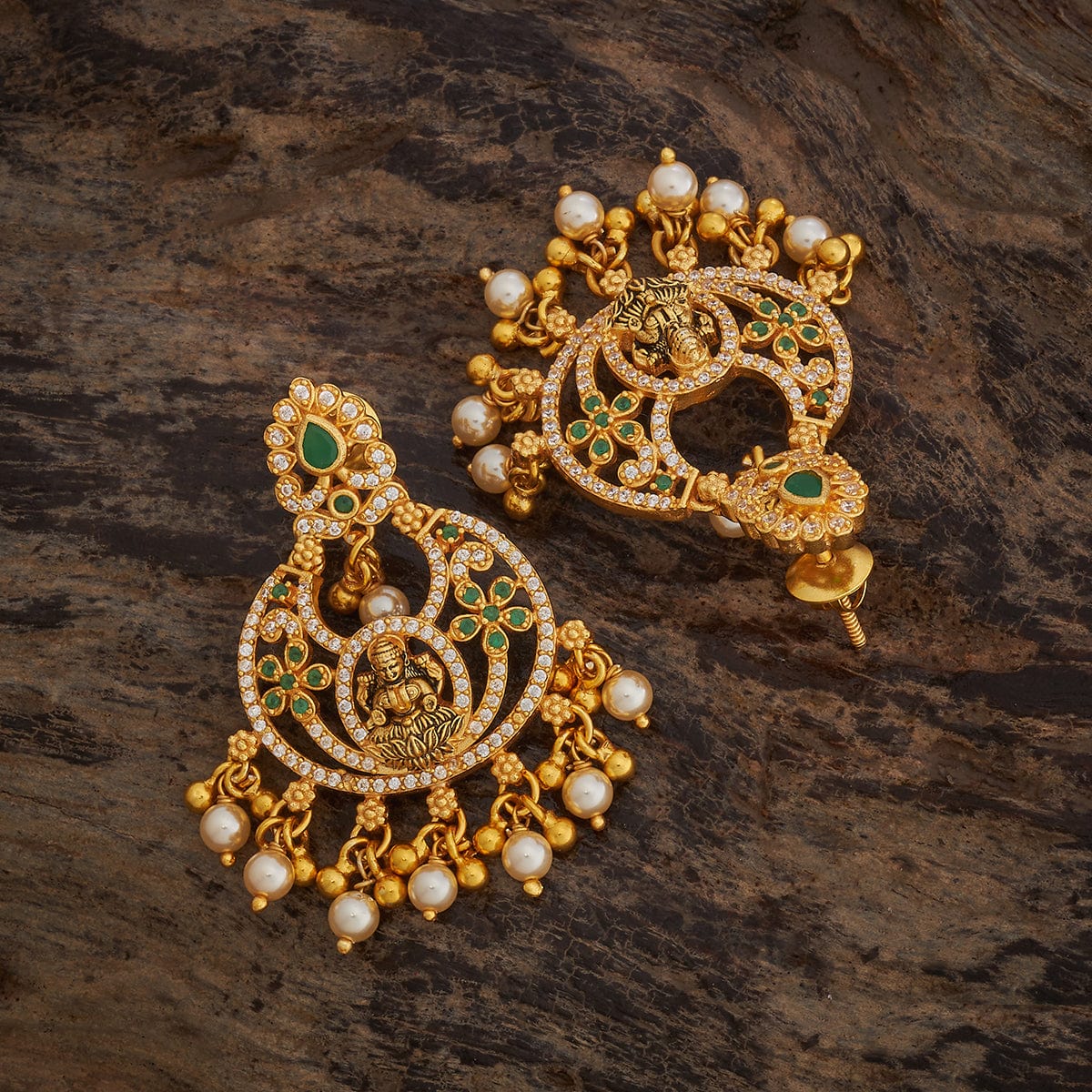 Temple Earring Silver Temple Earring 182820