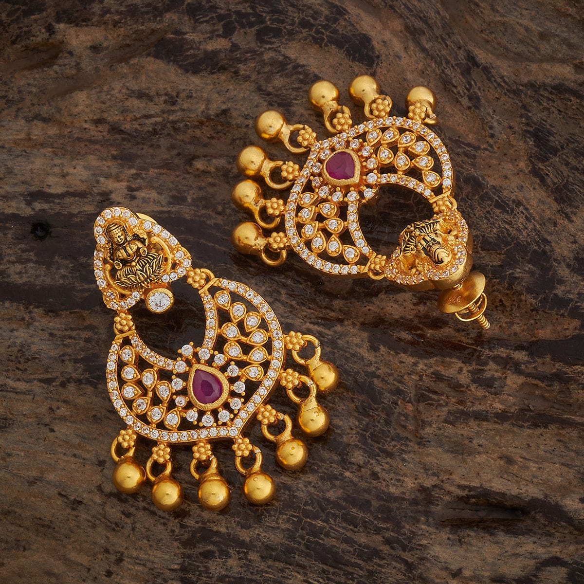 Temple Earring Silver Temple Earring 182821