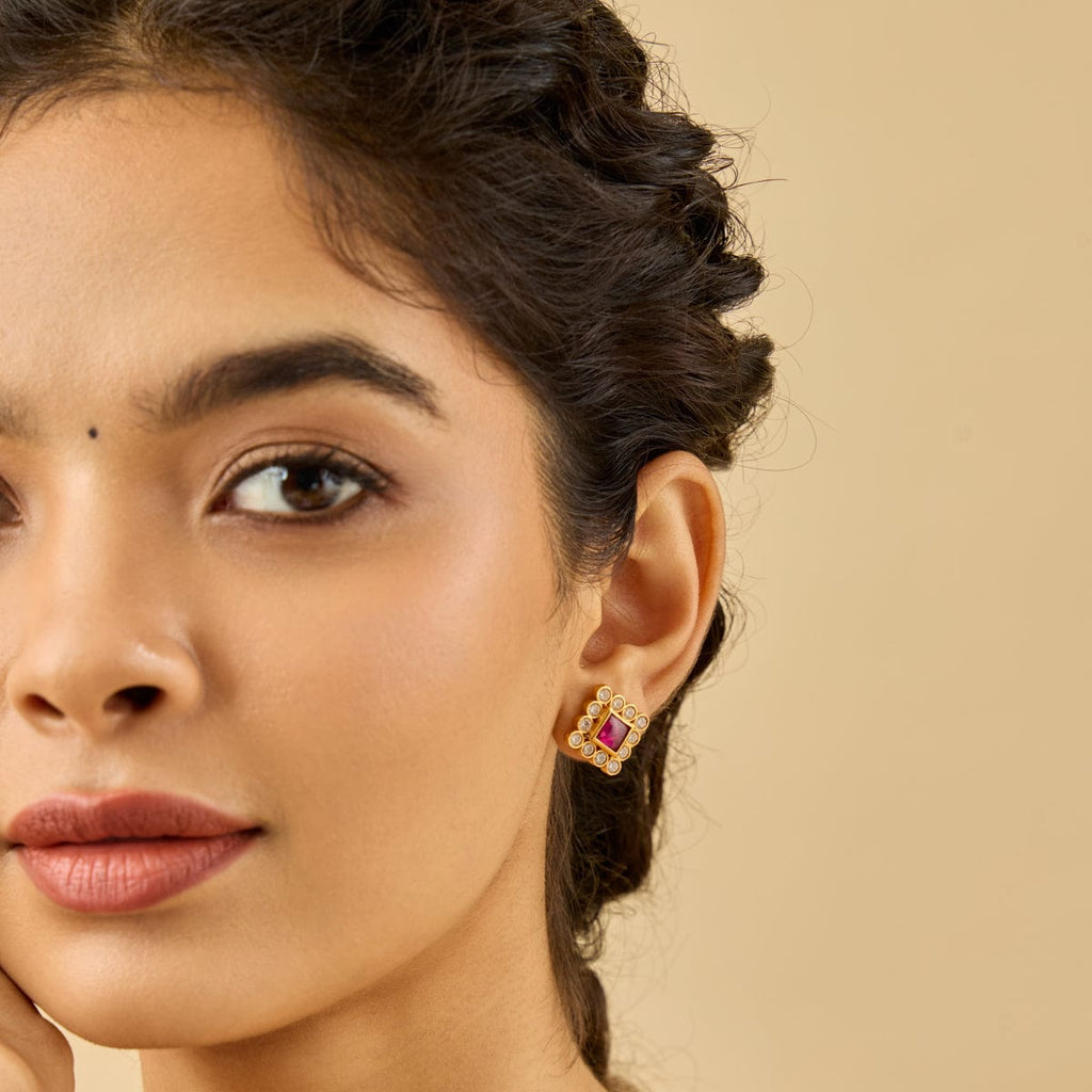 Temple Earring Silver Temple Earring 183347