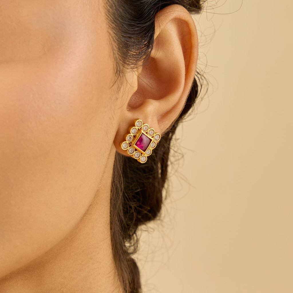 Temple Earring Silver Temple Earring 183347