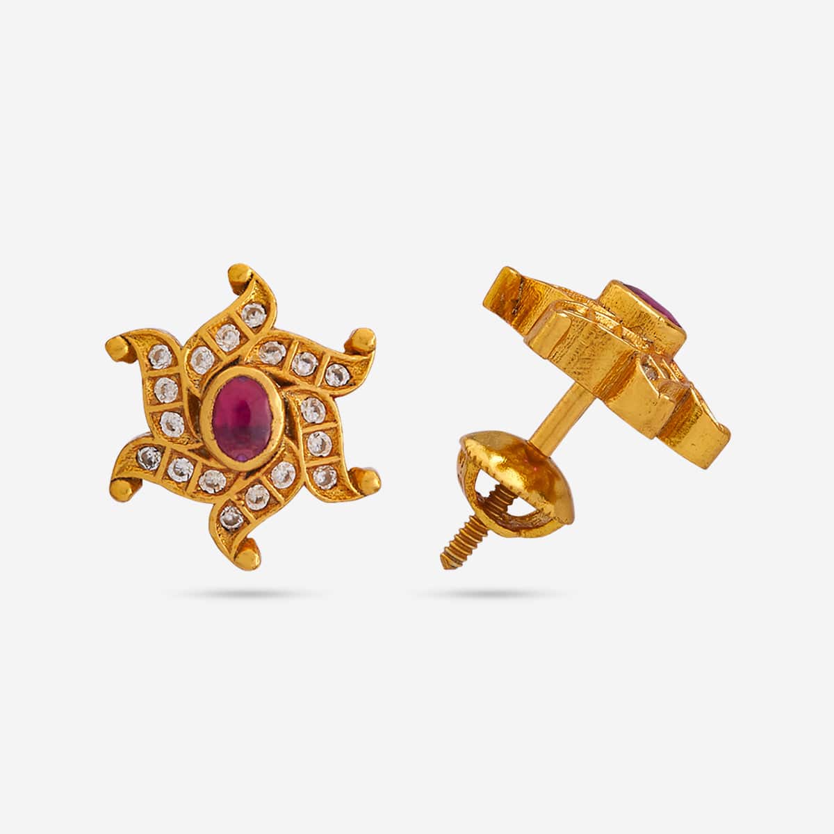 Temple Earring Silver Temple Earring 186501