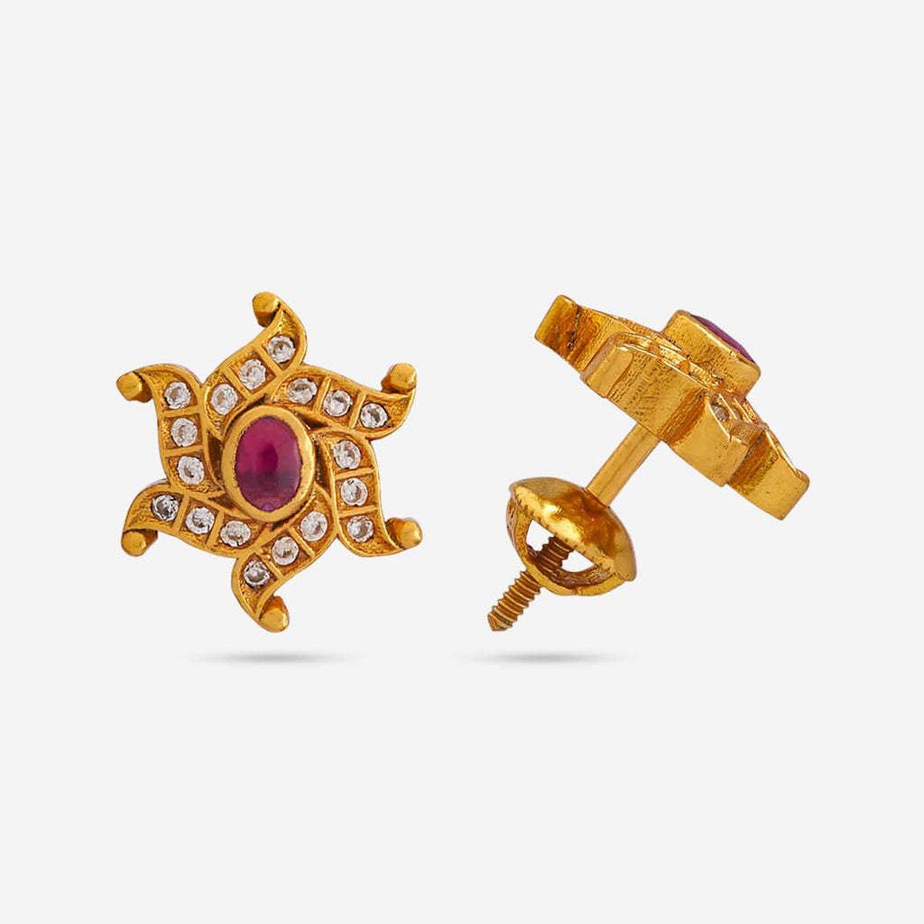 Temple Earring Silver Temple Earring 186501