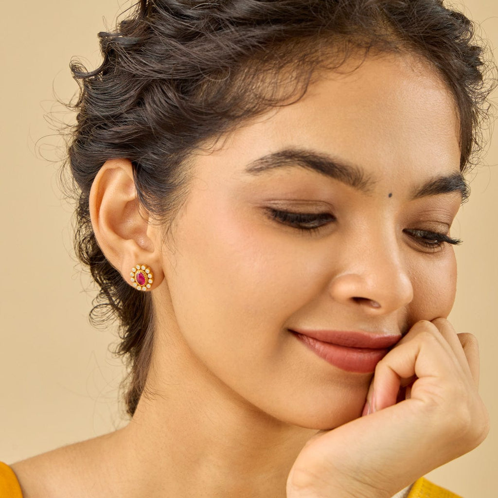 Temple Earring Silver Temple Earring 186506