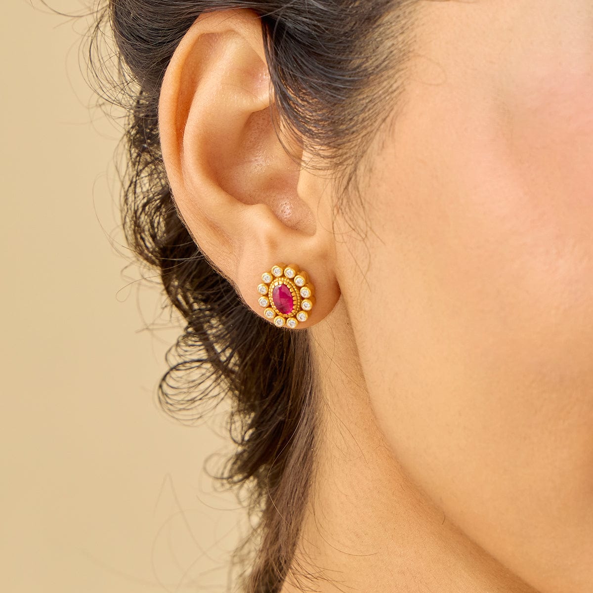 Temple Earring Silver Temple Earring 186506