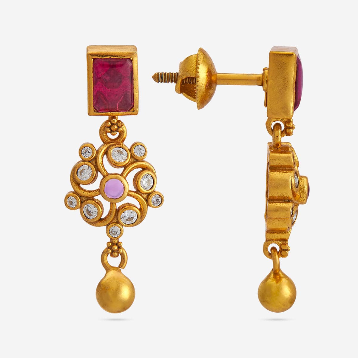 Temple Earring Silver Temple Earring 186509