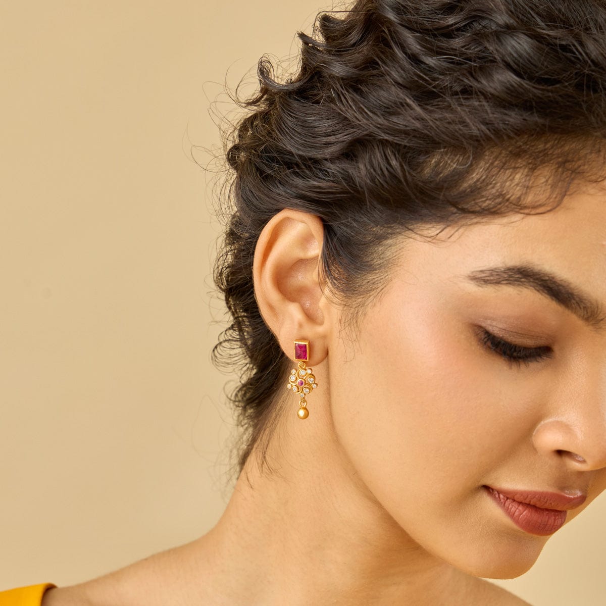 Temple Earring Silver Temple Earring 186509