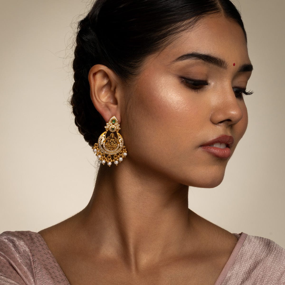 Temple Earring Silver Temple Earring 190566