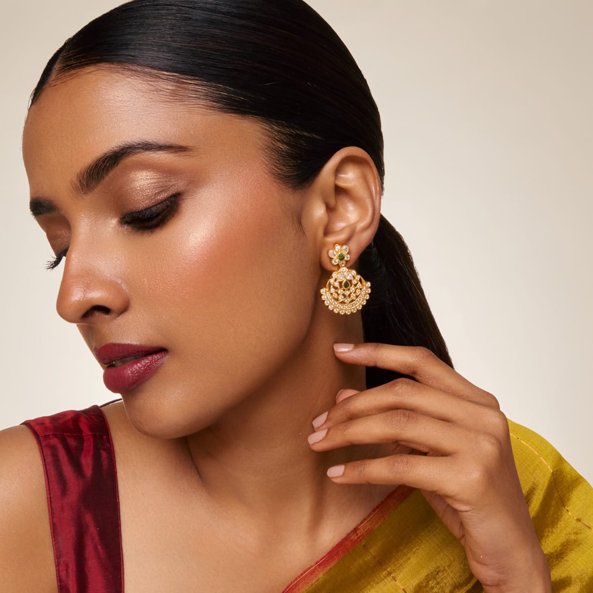 Temple Earring Silver Temple Earring 197055