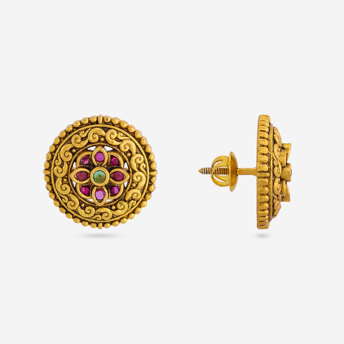 Temple Earring Silver Temple Earring 198570