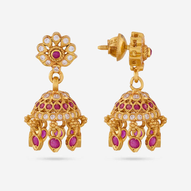 Temple Earring Silver Temple Earring 199537