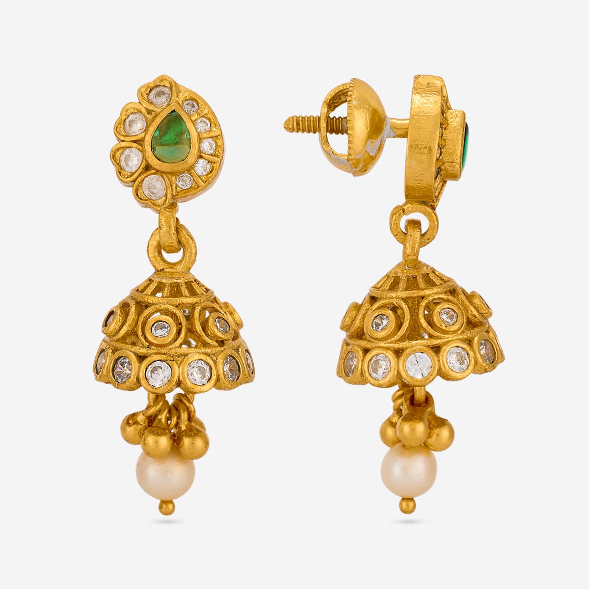 Temple Earring Silver Temple Earring 199538
