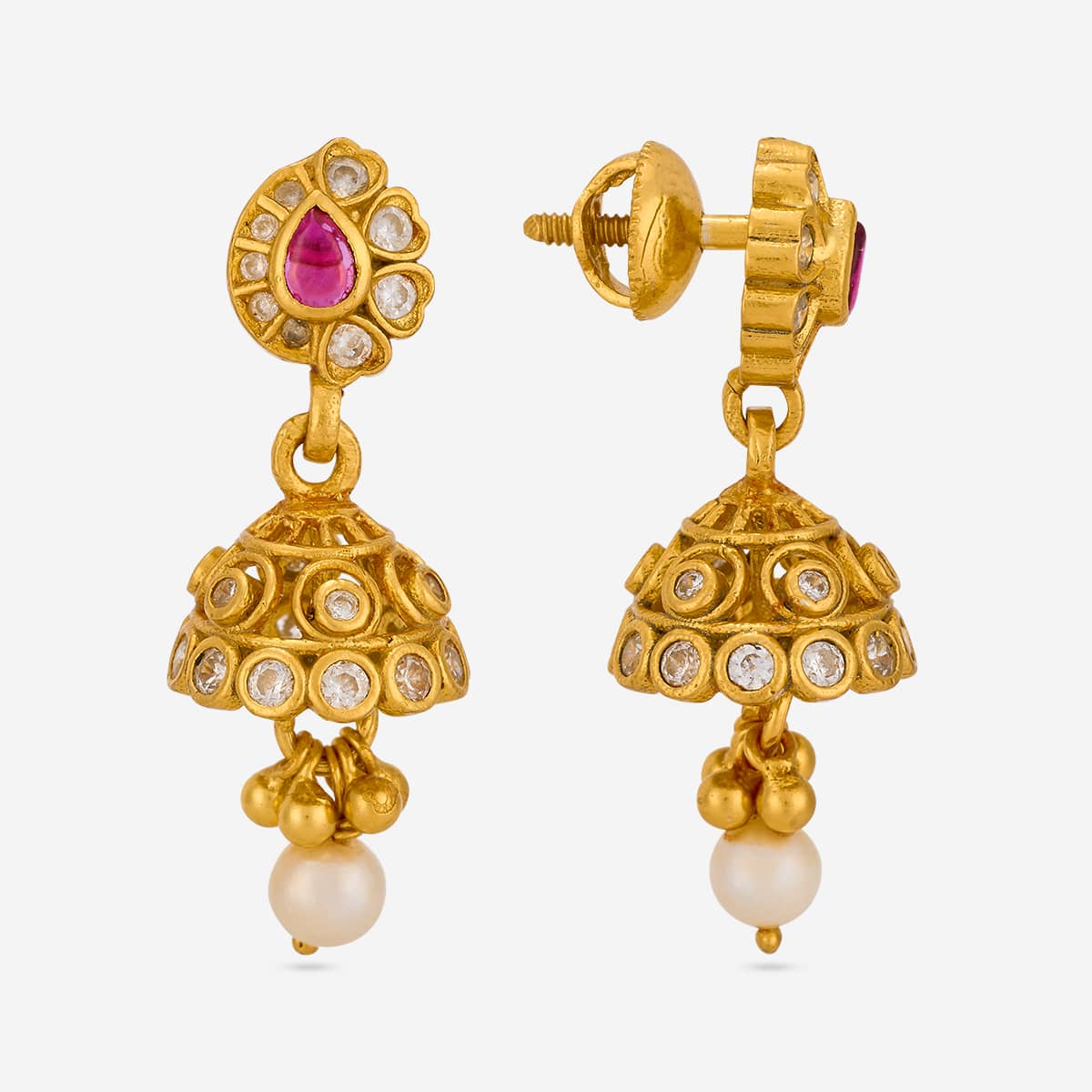 Temple Earring Silver Temple Earring 199538