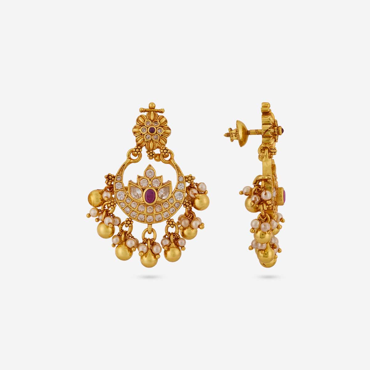 Temple Earring Silver Temple Earring 202855