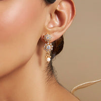 Temple Earring Silver Temple Earring 167555