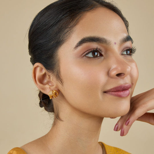 Temple Earring Silver Temple Earring 172545