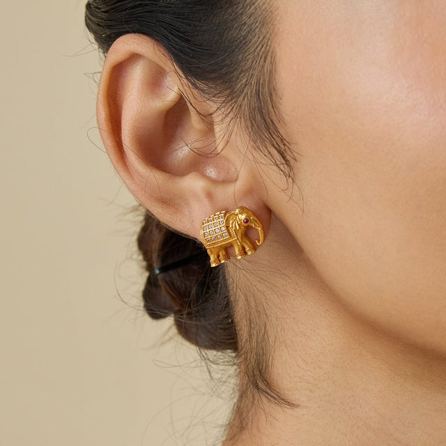 Temple Earring Silver Temple Earring 172545