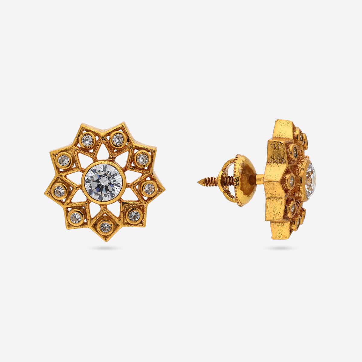 Temple Earring Silver Temple Earring 191828