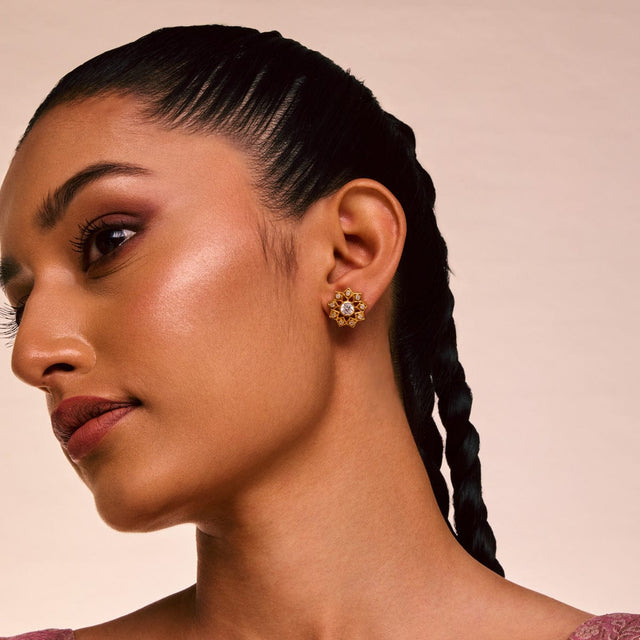 Temple Earring Silver Temple Earring 191828