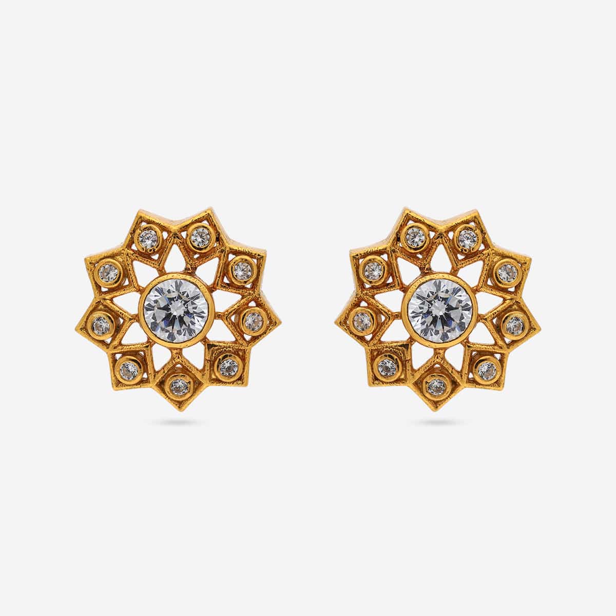 Temple Earring Silver Temple Earring 191828