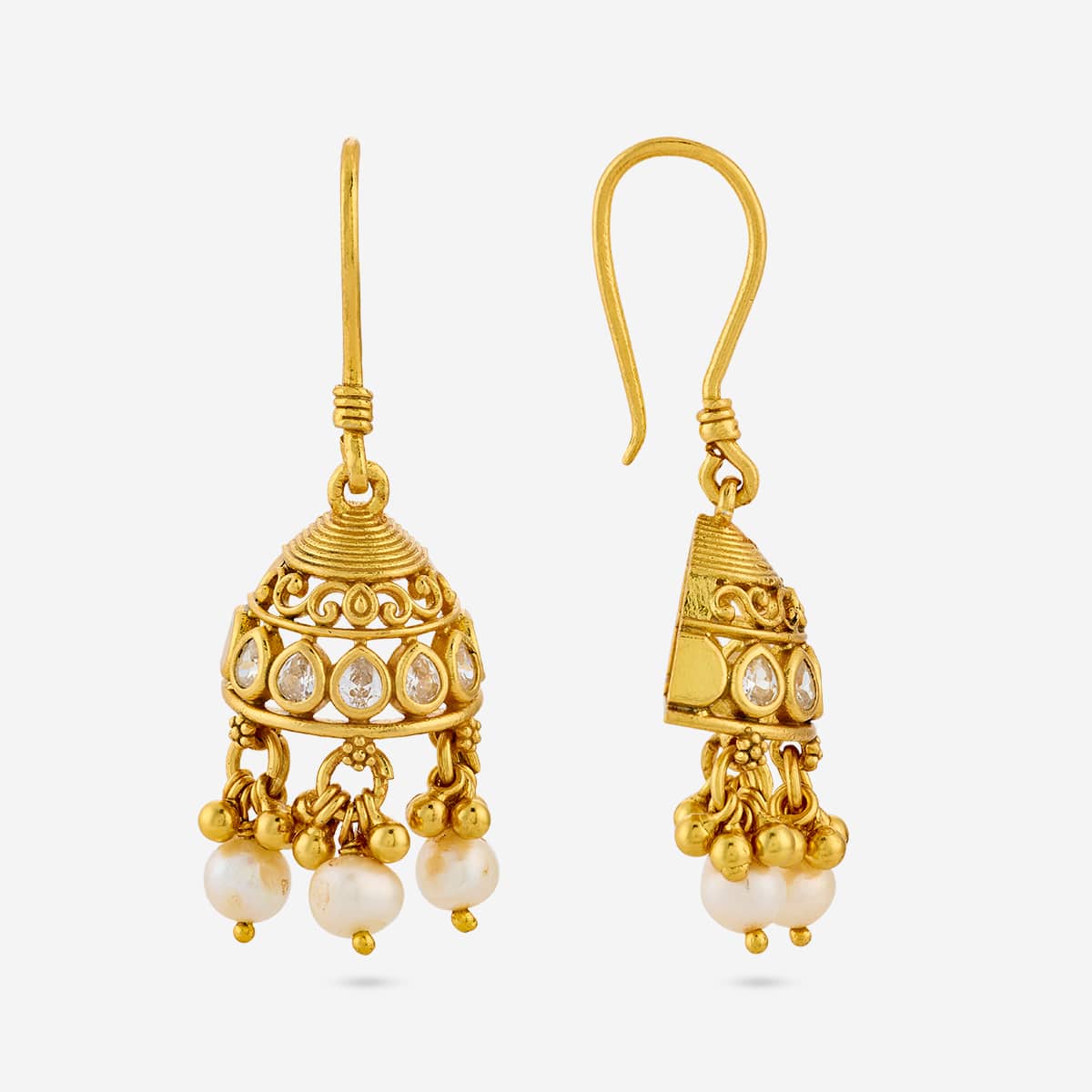 Temple Earring Silver Temple Earring 197013