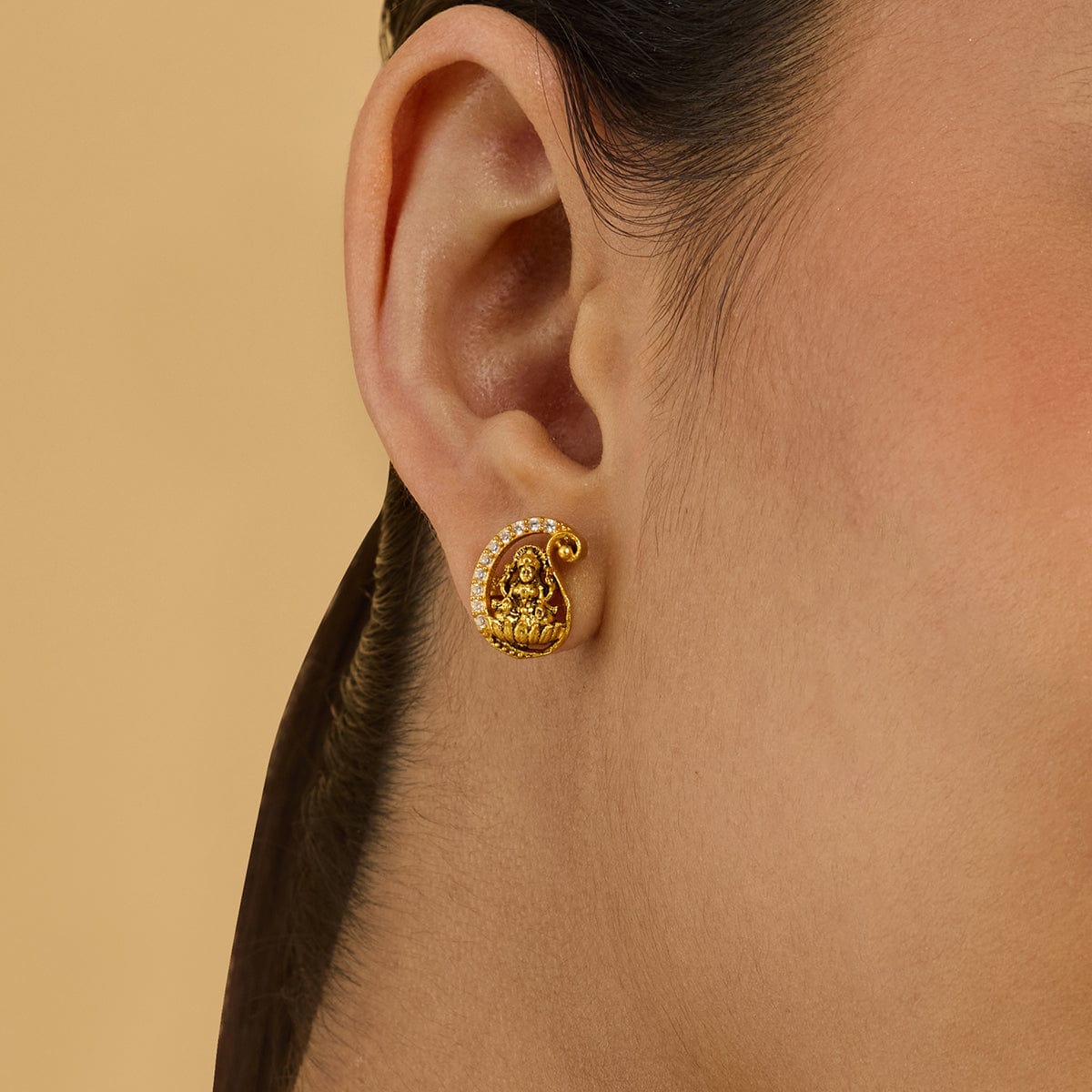 Temple Earring Silver Temple Earring 180406