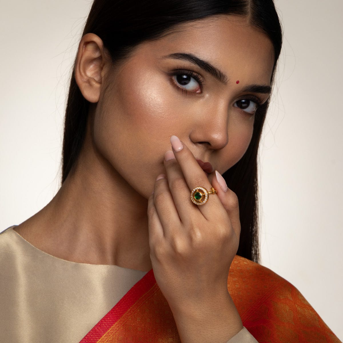 Temple Finger Ring Silver Temple Finger Ring 190558