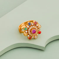 Temple Finger Ring Silver Temple Finger Ring 190554