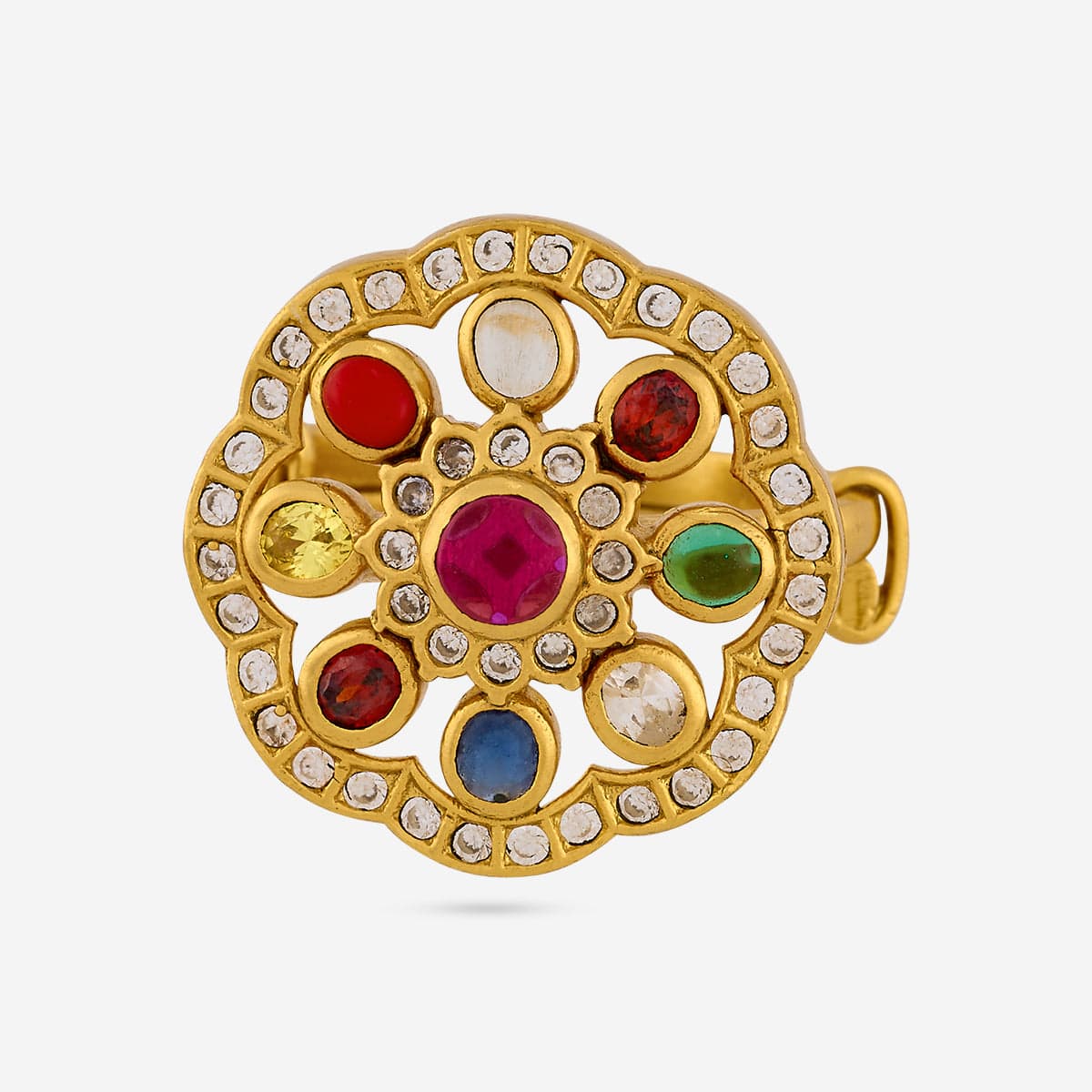 Temple Finger Ring Silver Temple Finger Ring 190561