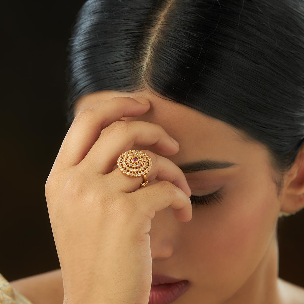 Temple Finger Ring Silver Temple Finger Ring 147609