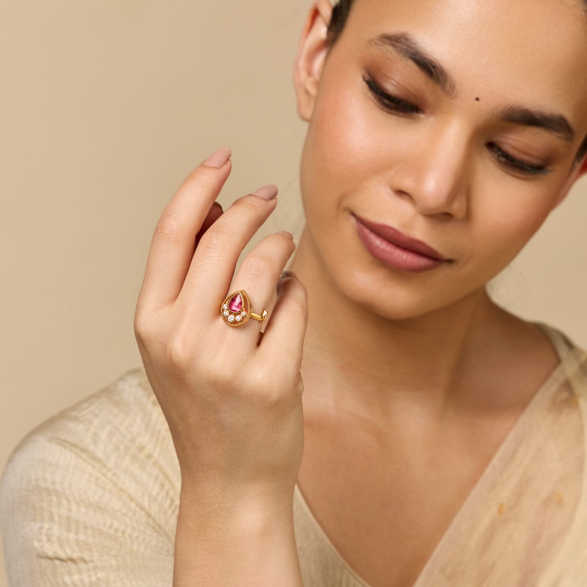 Temple Finger Ring Silver Temple Finger Ring 190553