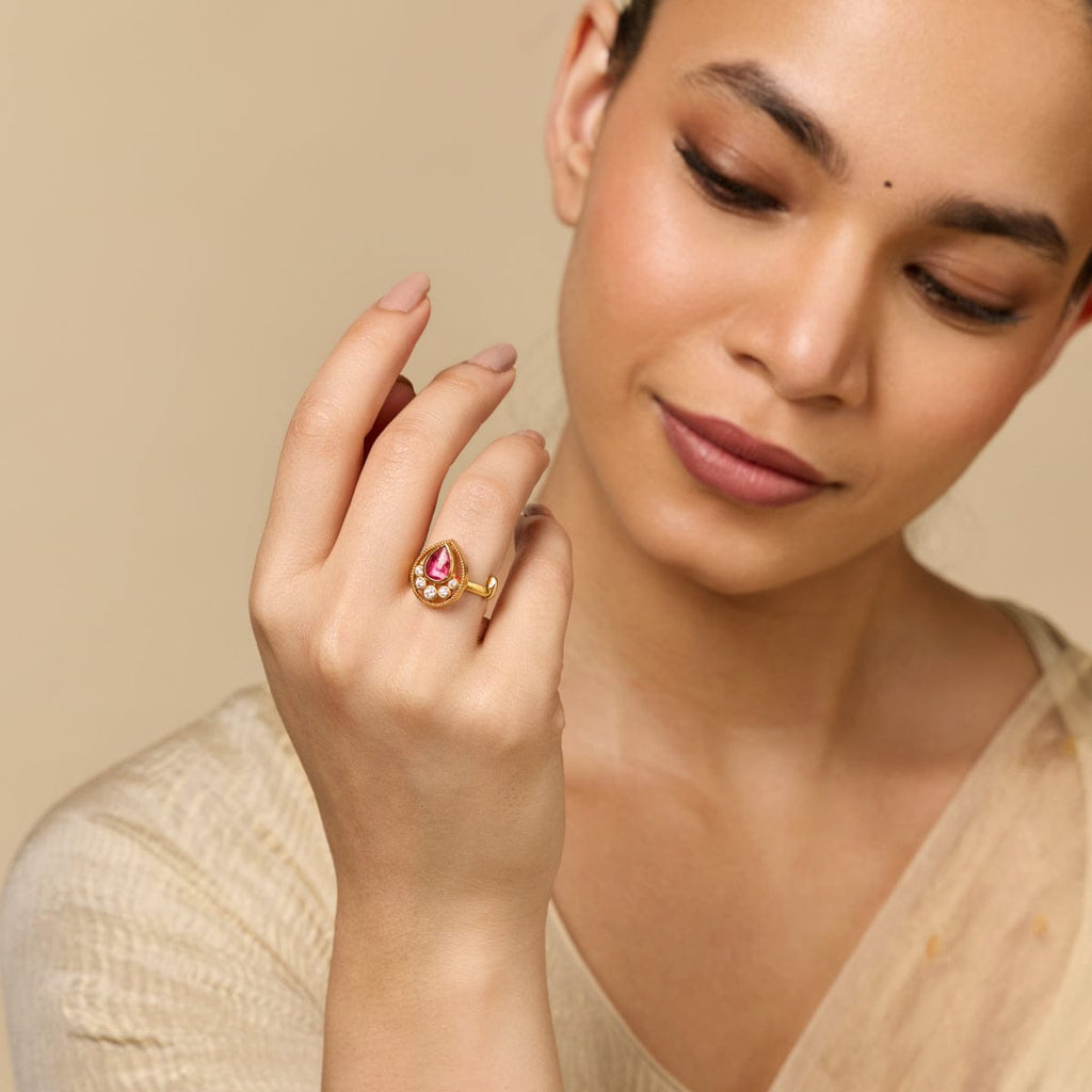 Temple Finger Ring Silver Temple Finger Ring 190553