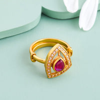 Temple Finger Ring Silver Temple Finger Ring 190555