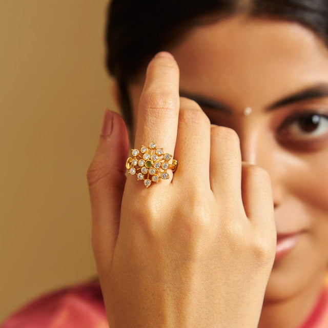 Temple Finger Ring Silver Temple Finger Ring 165278