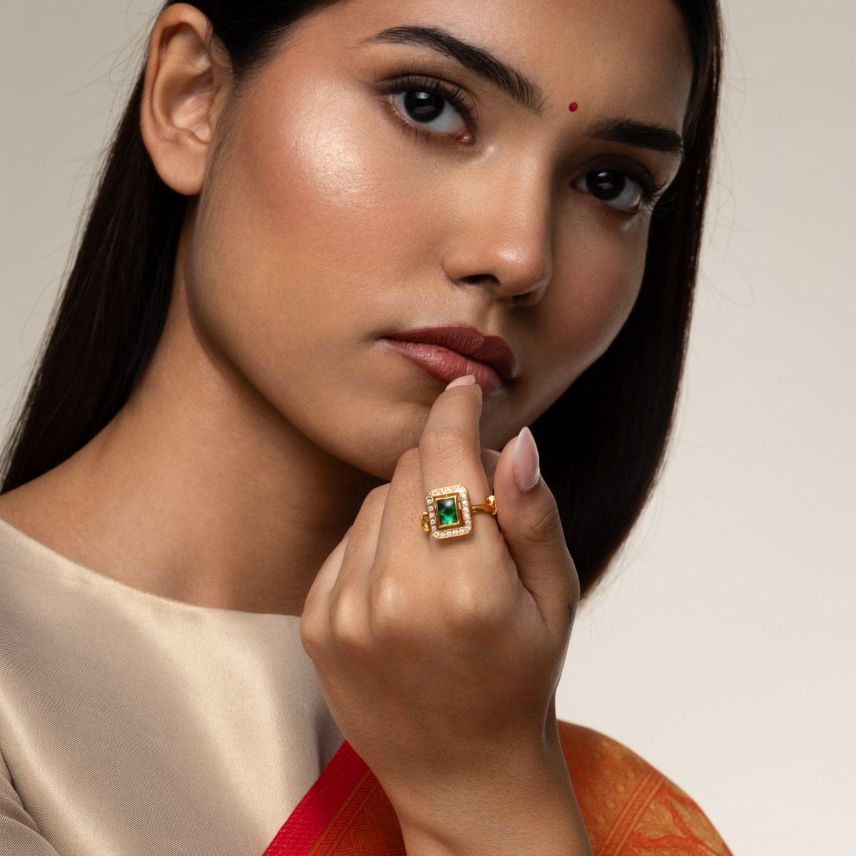 Temple Finger Ring Silver Temple Finger Ring 190562