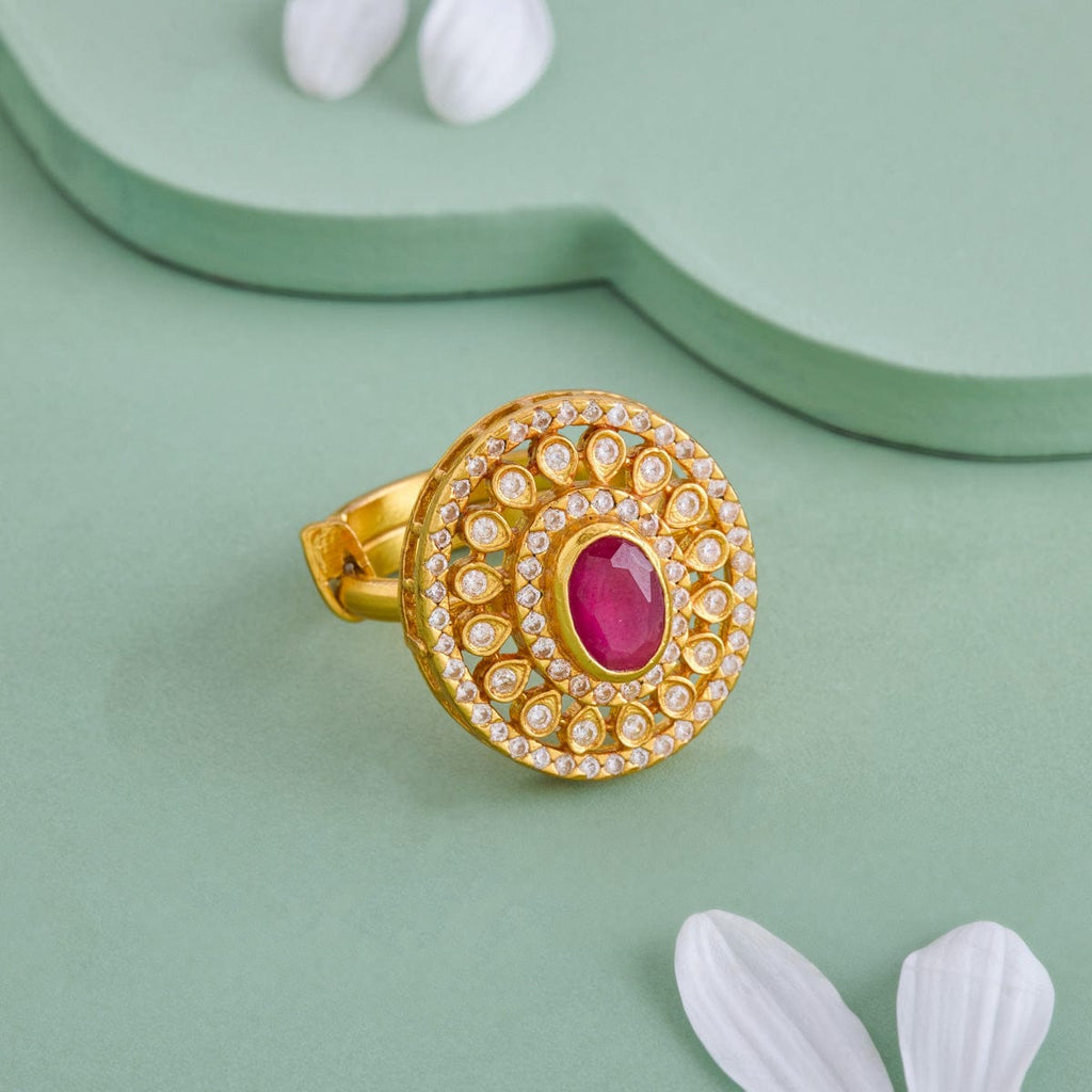 Temple Finger Ring Silver Temple Finger Ring 191824