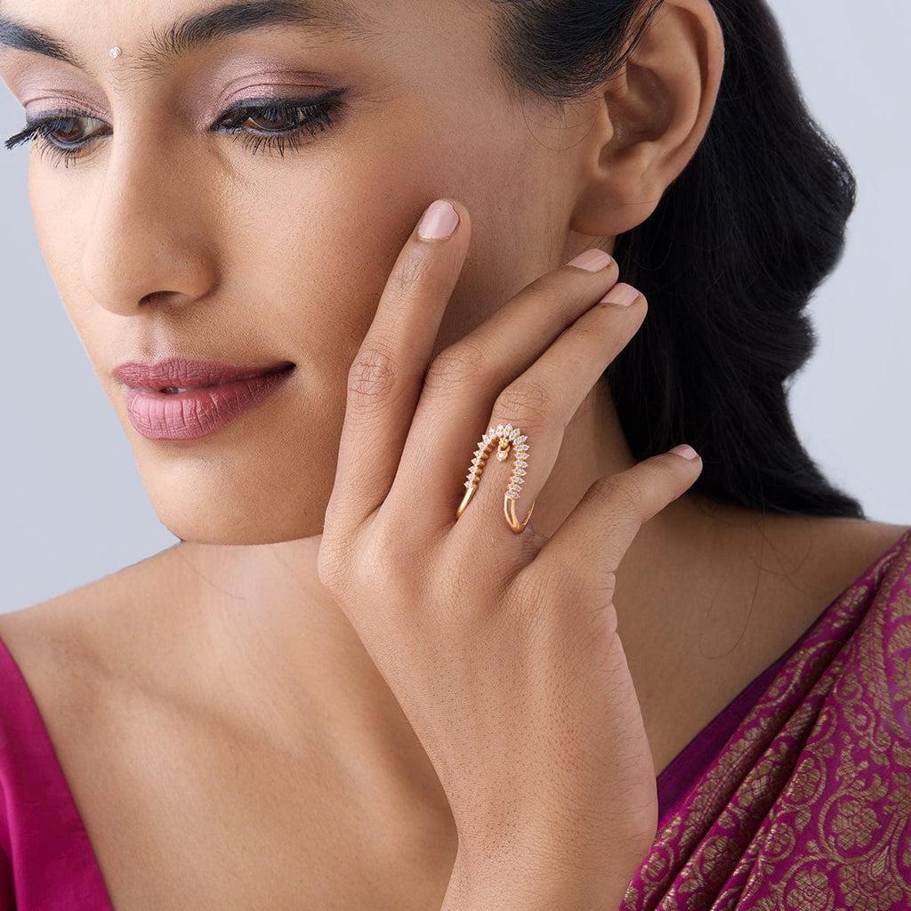 Temple Finger Ring Silver Temple Finger Ring 162223