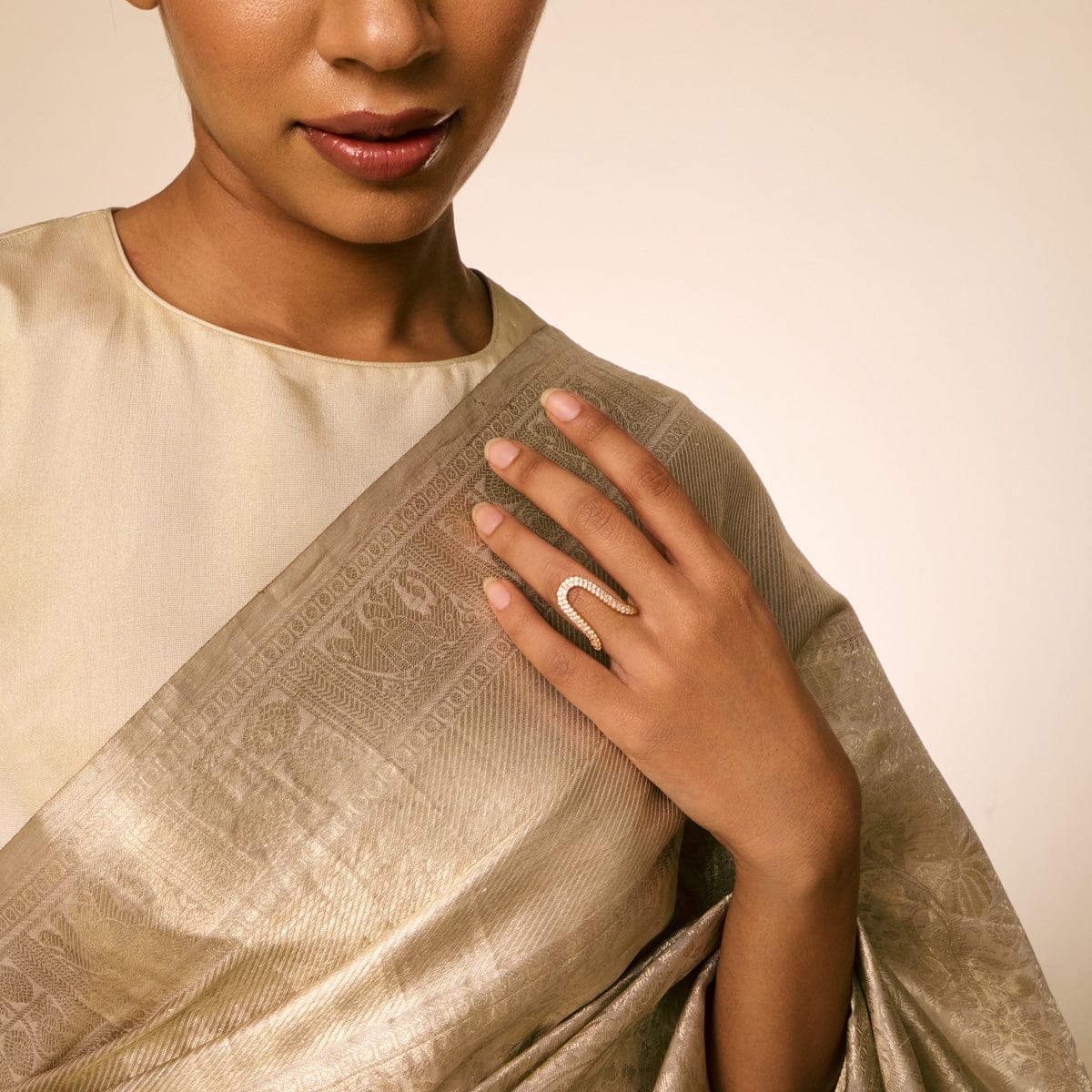 Temple Finger Ring Silver Temple Finger Ring 191888