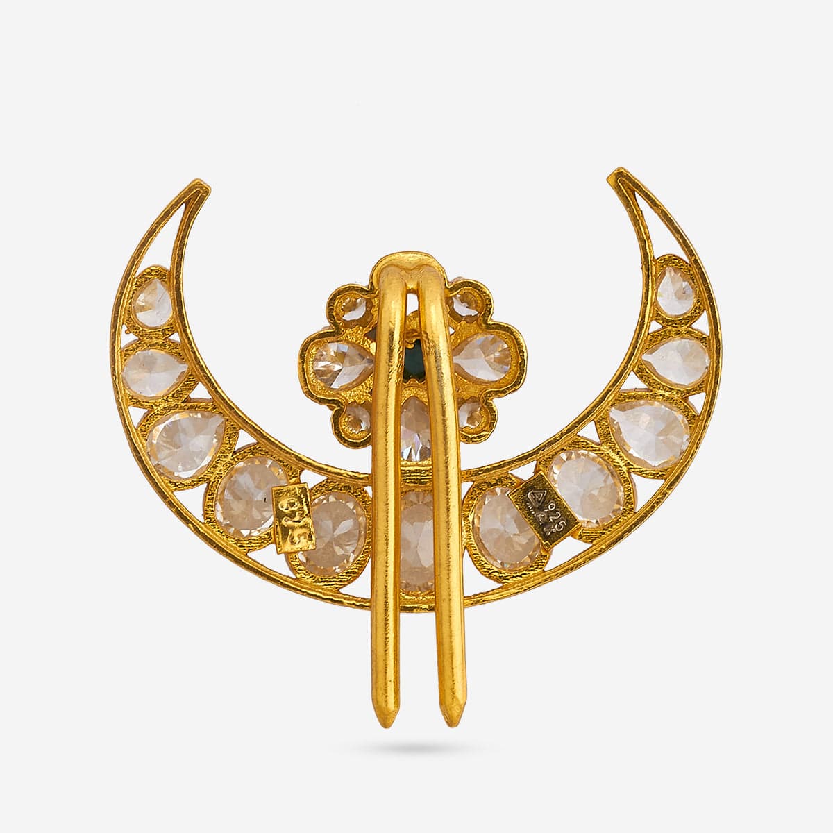 Temple Hair Brooch Silver Temple Hair Brooch 188189