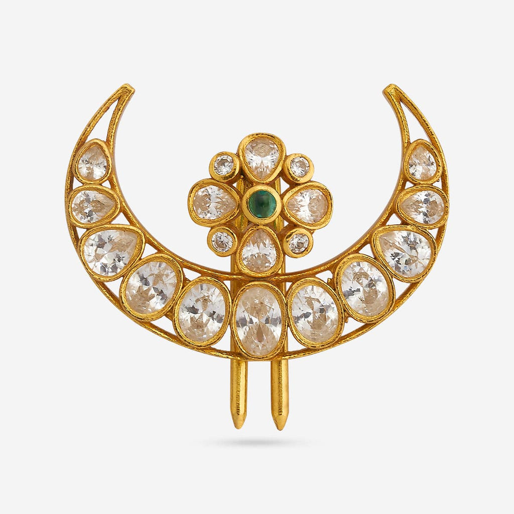 Temple Hair Brooch Silver Temple Hair Brooch 188189