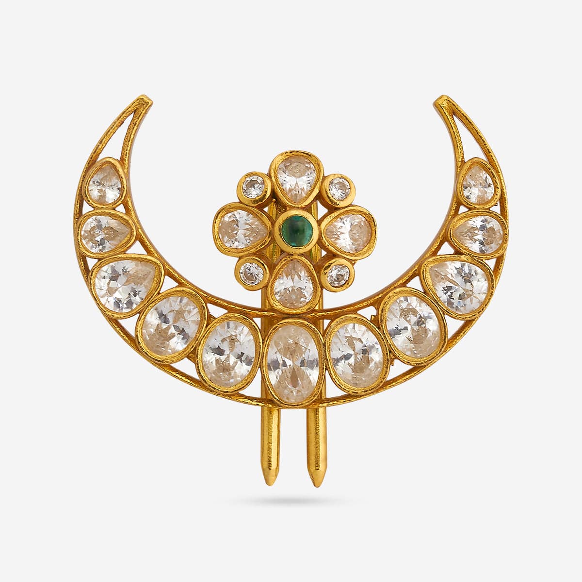 Temple Hair Brooch Silver Temple Hair Brooch 188189