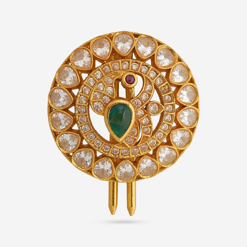 Temple Hair Brooch Silver Temple Hair Brooch 188188